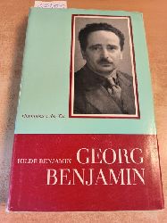 Benjamin, Hilde  Georg Benjamin. Eine Biographie 