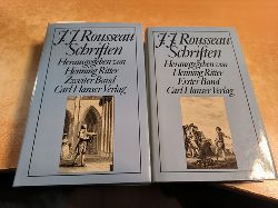 Jean J Rousseau (Autor) ; Henning Ritter (Herausgeber)  Jean-Jacques Rousseau Schriften. Band.1 + Band.2 (2 BCHER) 