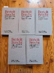 Bertolt Brecht (Werner Hecht, Jan Knopf, Werner Mittenzwei, Klaus-Detlef Mller be(Hrsg.))  Bertolt Brecht. Werke. Groe kommentierte Berliner und Frankfurter Ausgabe: Band 1 bis 10 (XVI. bis XX.) Prosa 1 bis 5 (5 BCHER) 