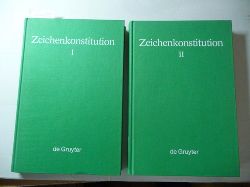 Lange-Seidl, Annemarie [Hrsg.]  Zeichenkonstitution. Akten des 2. Semiotischen Kolloquiums Regensburg 1978. Hier Band 1 und 2 in 2 Bchern komplett (2 BCHER) 