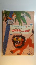 Fridolin Tschudi / Gerti Egg / Hugo Laubi  Die Abenteuer von Ringgi und Zofi im Urwald, Band 2 / Ringiers Kinderbuch 