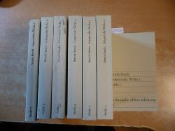 Bertolt Brecht  Gesammelte Werke - Werkausgabe Edition Suhrkamp in 20 Bnden - hier Stcke 1 bis 7 (=Gesammelte Werke Band 1 bis 7) (7 BCHER) 
