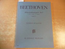 Beethoven, L. van  Klavierkonzerte Nr. 1 : C-Dur - C major - Ut majeur op. 15. Hans-Werner Kthen. (Hrsg.) 