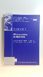 Hammerschmidt, Maik  Effizienzanalyse im Marketing : ein produktionstheoretisch fundierter Ansatz auf Basis von frontier functions 