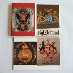   Posthausschilder, Serie A - 40 Postkarten, 40 Karten komplett. 