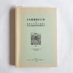 Blum, Hans (Herausgeber)  Jahrbuch des Klnischen Geschichtsvereins e. V. Band 54 - 1983 