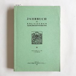Blum, Hans (Herausgeber)  Jahrbuch des Klnischen Geschichtsvereins e. V. Band 59 - 1988 