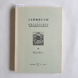 Schmitz, Wolfgang  Jahrbuch des Klnischen Geschichtsvereins e. V. Band 64 - 1993 