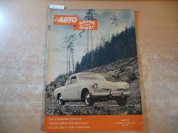 (Hrsg.) Pietsch, Paul  DAS AUTO, MOTOR UND SPORT. Heft 11/29. Mai 1954 