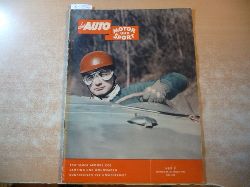 (Hrsg.) Pietsch, Paul  DAS AUTO, MOTOR UND SPORT. Heft 7/31. Mrz 1956 