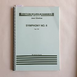 Jean Sibelius  Sibelius Symphony No. 6 Op. 104: Mini Score 