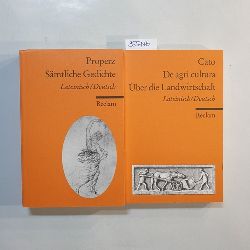   Reclams Universal-Bibliothek, Lateinisch/Deutsch Konvolut (2 BCHER)/ Cato: De agri cultura + Propertius: Smtliche Gedichte 