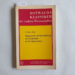 Mller, Rudhard Klaus [Hrsg.]  Dokumente zur Entwicklung der Toxikologie im 19. Jahrhundert 