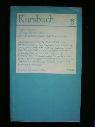 Enzensberger, Hans Magnus, Karl Markus Michel und Harald Wieser (Hrsg.).  Kursbuch 35. April 1974. Verkehrsformen. 1 Frauen Männer Linke. Über die Schwierigkeiten ihrer Emanzipation. 