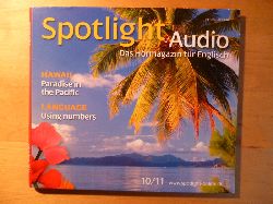 Stock, Wolfgang (Hrsg.).  Spotlight Audio. Das Hrmagazin fr Englisch. 10 / 2011. Hawaii: Paradise in the Pacific. Language: Using numbers. 