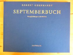 Gernhardt, Robert.  Septemberbuch. Zwanzig Zeichnungen zu zehn Gedichten. 