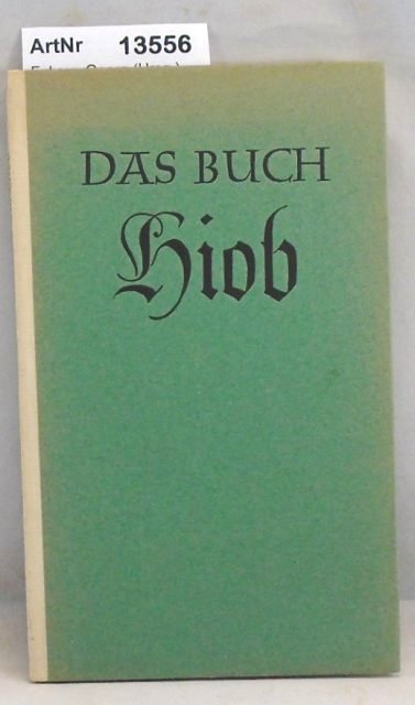 Fohrer, Georg (Hrsg.)  Das Buch Hiob 