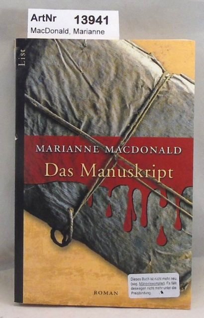 MacDonald, Marianne  Das Manuskrip 