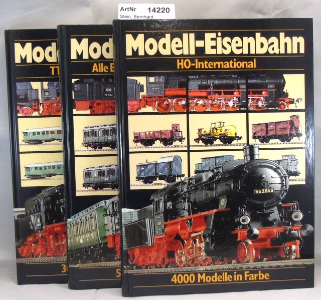 Stein, Bernhard  Modell-Eisenbahn. 3 Bände 