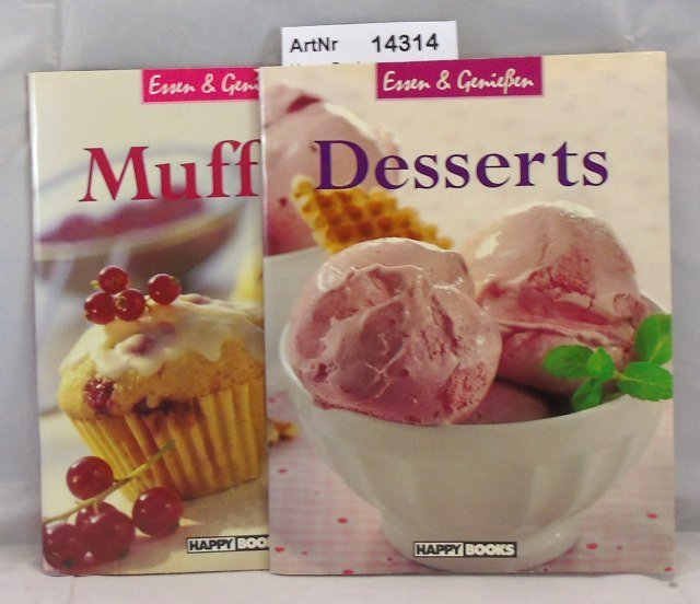 HappyBooks  2 Hefte Essen & Genießen. Desserts / Muffins 