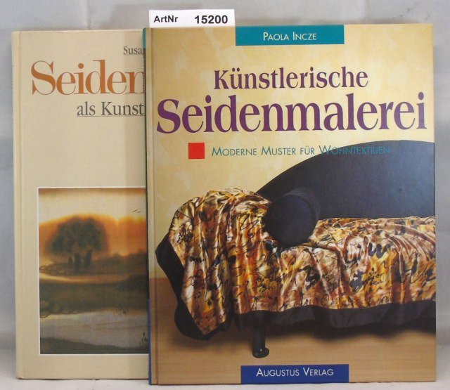 Hahn, Susanne / Paola Incze  Seidenmalerei - 2 Bücher 