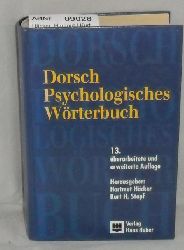 Hcker, Hartmut / Kurt H. Stapf (Hrsg.)  Dorsch Psycholgoisches Wrterbuch 