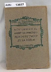 Hmel, A. (Hrsg.)  Wrterbuch zu Andr Lichtenberger: Mon Petit trott et sa Soeur 
