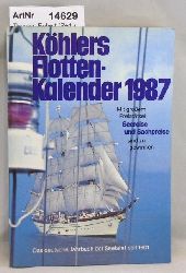 Thomer, Egbert (Red.)  Khlers Flottenkalender 1987, 75. Jahrgang, 