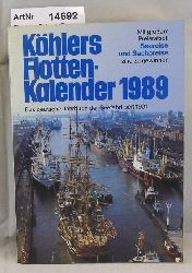Thomer, Egbert (Red.)  Khlers Flottenkalender 1989, 77. Jahrgang 