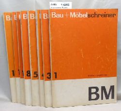 Kohlhammer, Robert (Hrsg.)  Bau + Mbelschreiner 1966. 9 Monatshefte 