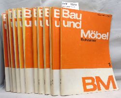 Kohlhammer, Robert (Hrsg.)  Bau und Mbelschreiner 1967. 12 Monatshefte komplett 