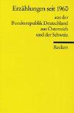 Vormweg, Heinrich [Hrsg.]:  Erzählungen seit 1960 aus der Bundesrepublik Deutschland, aus Österreich und der Schweiz. 