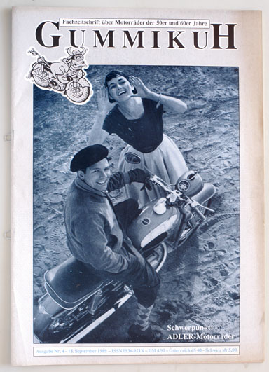   GummikuH # 4./15.September 1989 Fachzeitschrift über Motorräder der 50er und 60er Jahre 