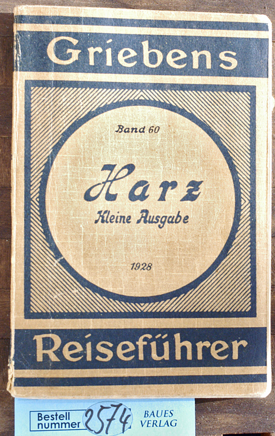   Harz Kleine Ausgabe griebens reiseführer  Bd. 60 
