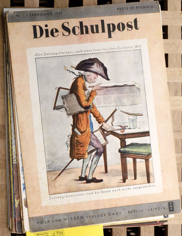 Naas, Malla  [Chefredaktion ].  Die Schulpost. Heft 1 - 8 / 10 / 11 / 13. Jahrgang 1947. 