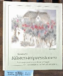Wepler, Jrgen [Hrsg.] und Elsbeth [Ill.] Kienzlen.  Nordische Ksten-Impressionen hrsg. von Jrgen Wepler. Mit Aquarellen von Elsbeth Kienzlen 