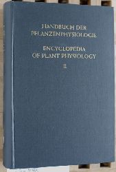 Ruhland, W. [Hrsg.].  Handbuch der Pflanzenphysiologie. Band II ( 2 ). Encyclopedia of Plant Physiology. Vol. II. 