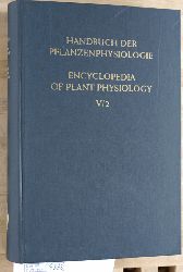 Ruhland, W. [Hrsg.].  Handbuch der Pflanzenphysiologie. Band V ( 5 ) Teil 2. Encyclopedia of Plant Physiology. Vol. V./Part 2. 