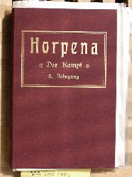   HORPENA - Der Kampf - Heft 1 -12. 1931. 8. Jahrgang. 