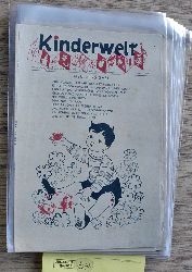   Kinderwelt - Beiblatt von Frau und Mutter - Heft 1 - 12 1952. 12 Hefte. 