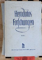 Richtsteig, Eberhard.  Herodotus Forschungen. I./III./IV. Band. 3 Bcher Einleitung und erstes Buch, Viertes und fnftes Buch, sechstes und siebentes Buch. 