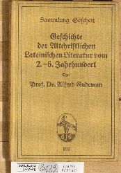Gudeman, Alfred.  Geschichte der altchristlichen lateinischen Literatur vom 2.-6. Jahrhundert. Sammlung Gschen. 