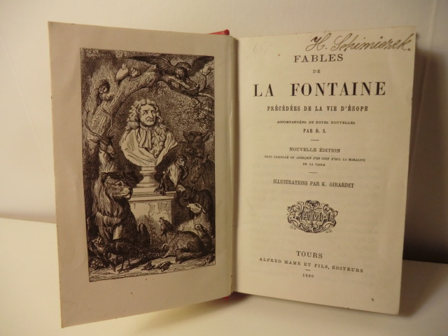 La Fontaine  Fables de La Fontaine. Precedees de la vie d`Esope 