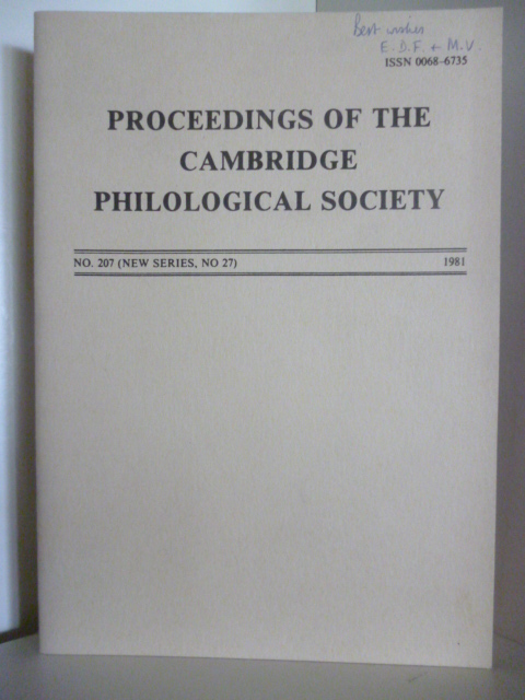 Leagros Kalos  Proceedings of the Cambridge Philological Society. No. 207 (New Series, No. 27) 