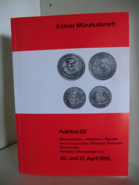 Kroha, Tyll  Kölner Münzkabinett. Auktion 62. 20. und 21. April 1995 