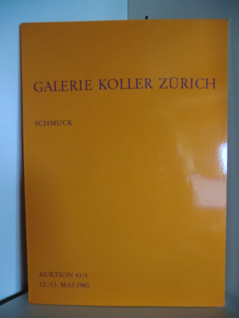 Sachbearbeiterteam  Galerie Koller Zürich. Auktion 43/4 12. und 13. Mai 1980 