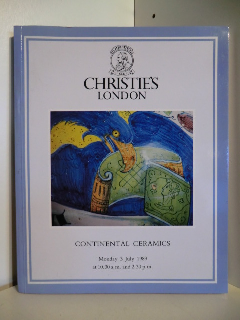 Katalog  Christie`s London. Continental Ceramics 