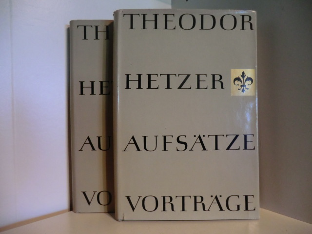 Hetzer, Theodor  Theodor Hetzer. Aufsätze, Vorträge Band 1 und 2 
