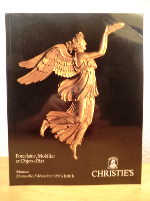 Christie`s  Porcelaine, Mobilier et Objets d`Art. Provenant des collections du Baron Lambert et autres Amateurs - encheres, Monaco, 3 decembre 1989 
