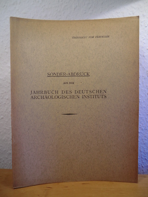 Mercklin, Eugen von (Text):  Antiken im Hamburgischen Museum für Kunst und Gewerbe. Sonderabdruck aus "Archäologischer Anzeiger" 1928, 3/4 